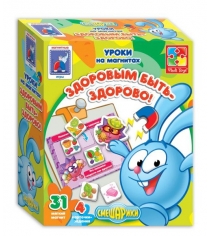 Игра на магнитах смешарики здоровым быть здорово Vladi Toys VT1502-14