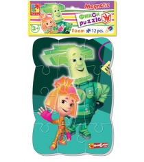 Пазлы на магните фиксики симка и папус Vladi Toys VT3205-52