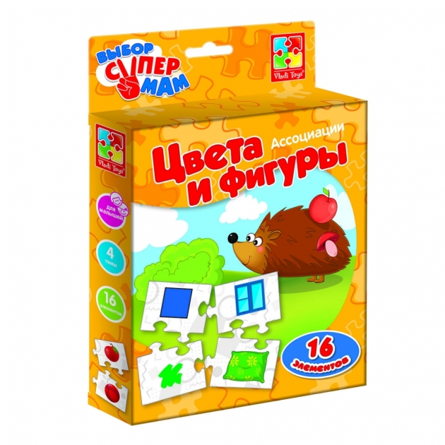Развивающая игра Vladi toys vt1901-38 ассоциации цвета и фигуры