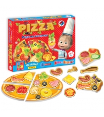 Магнитная игра маша и медведь пицца Vladi Toys VT3003-02
