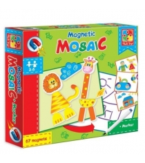 Магнитная мозаика с маркером львенок и жираф 67 Vladi Toys VT3701-02...