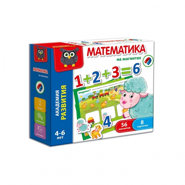 Развивающая игра Математика на магнитах Vladi Toys VT5411-02