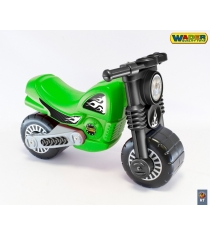 Мотоцикл каталка Wader моторбайк зеленый 5198