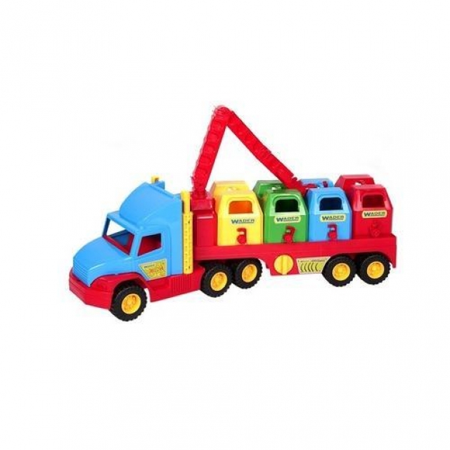 Игровой набор super truck мусоровоз Wader 36530