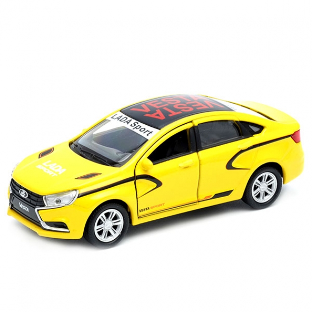 Модель машины lada vesta sport Welly 43727RY