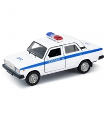 Коллекционная модель lada 2107 полиция 1:34 39 Welly 43644PB...