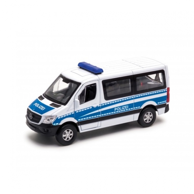 Модель машины 1:50 mercedes-benz sprinter полиция Welly 43731P