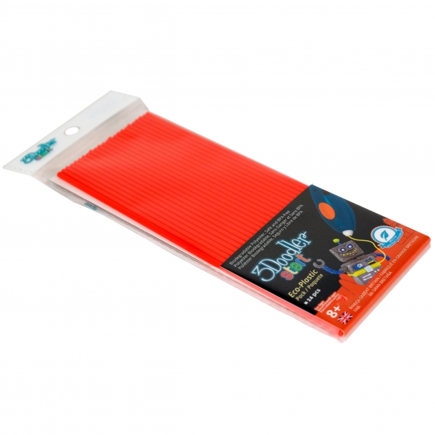 Стержни для 3d ручки 3doodler start красные 24 шт Wobble Works 3DS-ECO03-RED-24