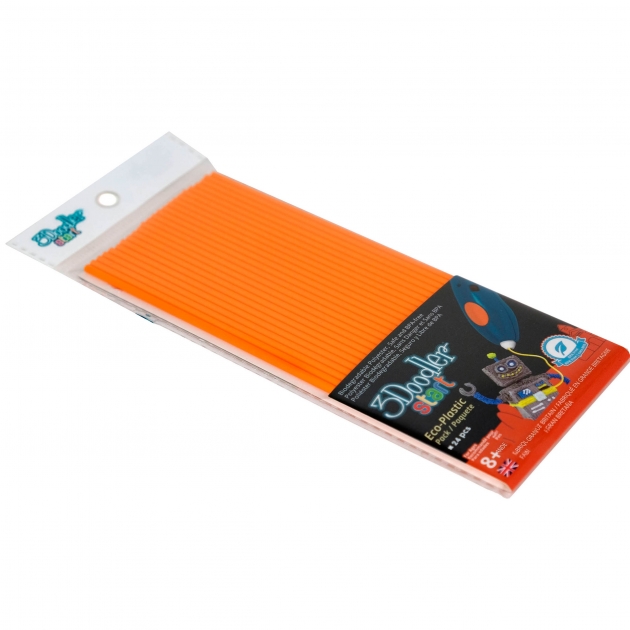 Стержни для 3d ручек старт оранжевые Wobble Works 3DS-ECO06-ORANGE-24