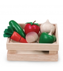 Игровой набор Wonderworld ww-4513 овощи и грибы для нарезки в ящике...