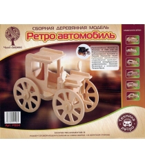 Сборная деревянная модель автомобиль роллинг Wooden Toys P004...