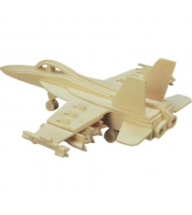 Сборная деревянная модель бомбардировщик f18 хорнет Wooden Toys P104...