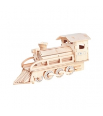 Сборная деревянная модель локомотив Wooden Toys P134...