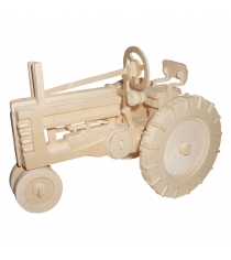 Сборная деревянная модель фермерский трактор Wooden Toys P136...