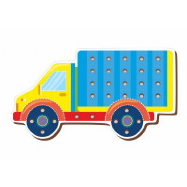 Шнуровка цветная грузовик Woodland 017108-no