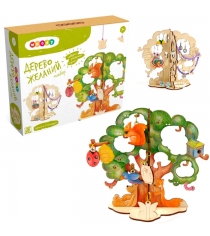 Набор для детского творчества дерево желаний 8 элементов Woody О0792...