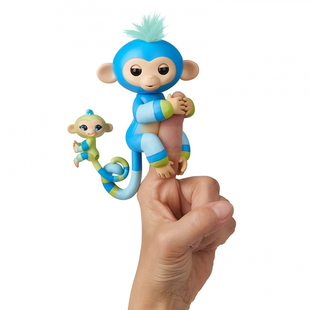 Интерактивная обезьянка билли с малышом 12 см Wowwee 3541