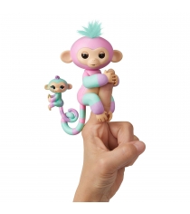 Интерактивная обезьянка эшли с малышом 12 см Wowwee 3542