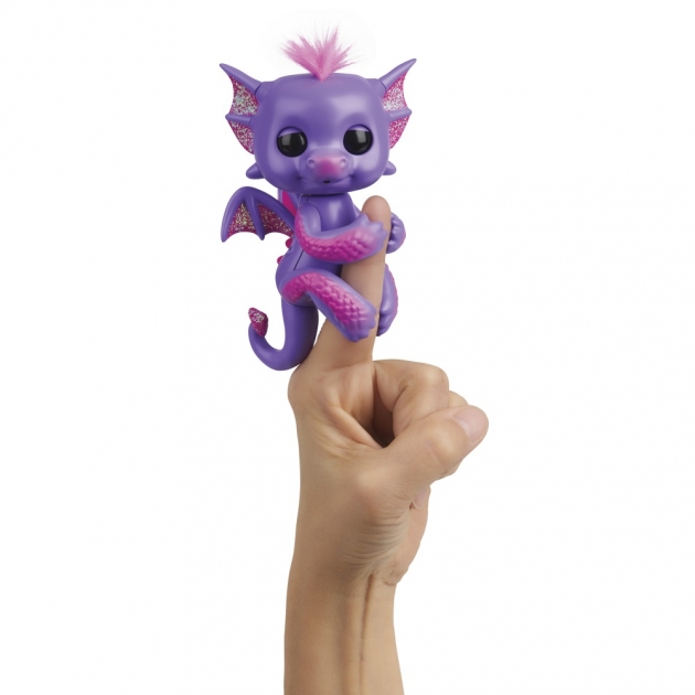 Интерактивная игрушка fingerlings дракон калин 12 см Wowwee 3584