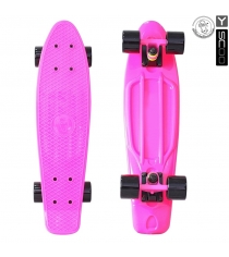 Скейтборд Y-scoo fishskateboard 22 винил 56 6х15 pink/black 401 p 5920...