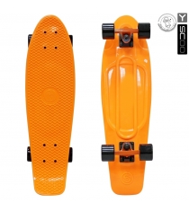 Скейтборд Y-scoo big fishskateboard 27 винил 68 6х19 orange/black 402 o 5928...