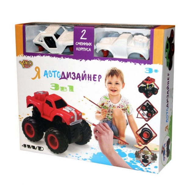 Игровой набор 3 в 1 я автодизайнер Yako Toys М6540-3