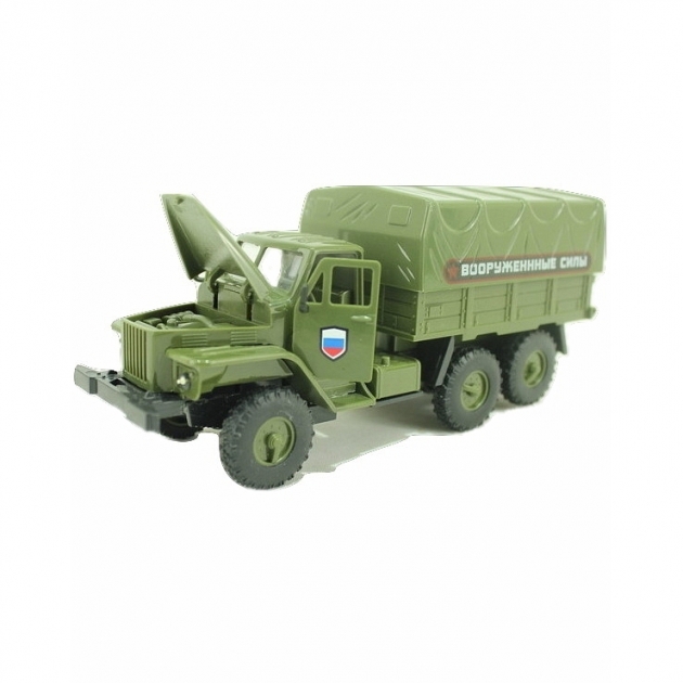 Инерционный военный грузовик урал вооруженные силы Yako Toys M7711-3C