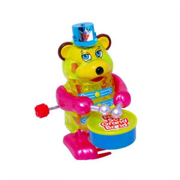 Заводная игрушка Z WindUps Медведь Том Том с барабаном 7 см 9040130