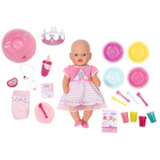 Кукла интерактивная baby born праздничная 43 см Zapf Creation 823095