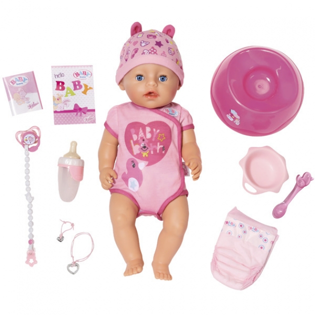Кукла интерактивная baby born 43 см Zapf Creation 825-938