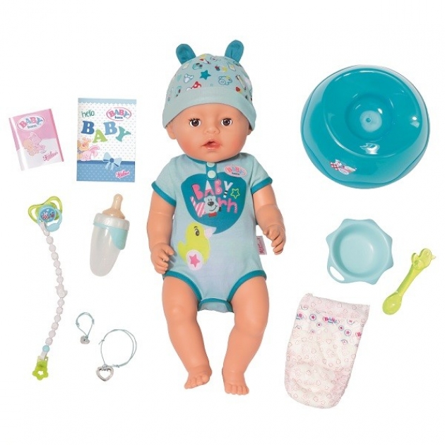 Кукла интерактивная baby born 43 см Zapf Creation 824-375