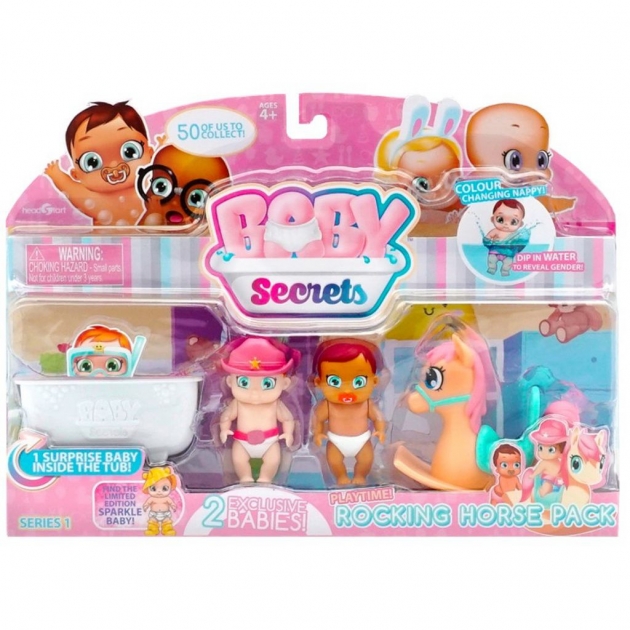 Игровой набор с лошадкой качалкой baby secrets Zapf Creation 930-144