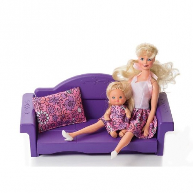 Раскладной диван для кукол конфетти Огонек 1471