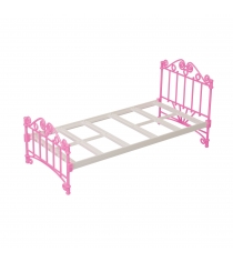 Кроватка для кукол розовая Огонек С-1426