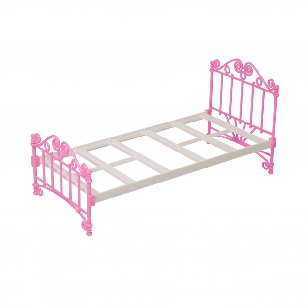 Кроватка для кукол розовая Огонек С-1426