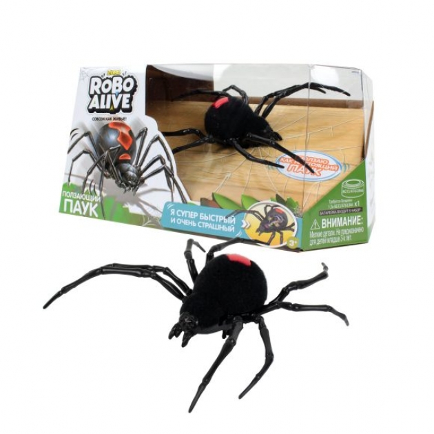 Игрушка робо паук RoboAlive черный Zuru Т13695