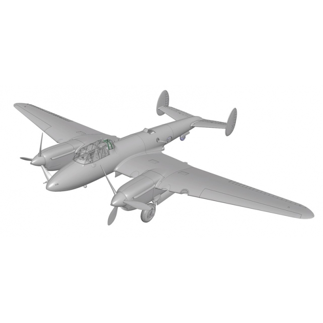 Сборная модель советский пикирующий бомбардировщик пе 2 1:48 Звезда 4809