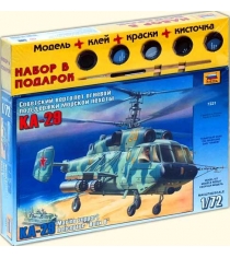 Подарочный набор с моделью для сборки вертолет ка 29 1:72 Звезда 7221П