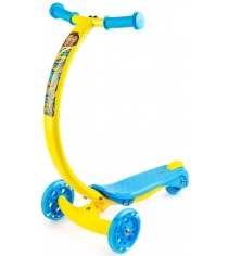 Самокат со светящимися колесами Zycom zipster жёлто синий